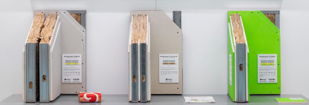 Imagen de aislantes térmicos y acústicos que se usan junto a las placas de pladur