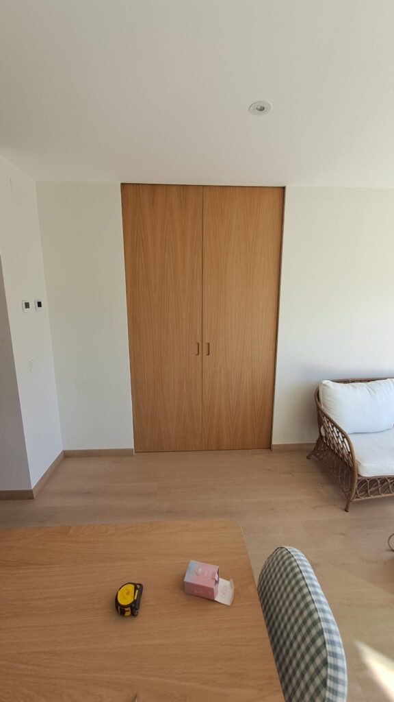 Reforma con puertas correderas